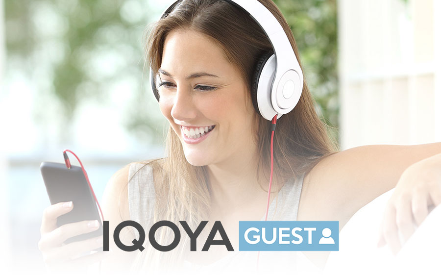 Home broadcasting with the new IQOYA GUEST