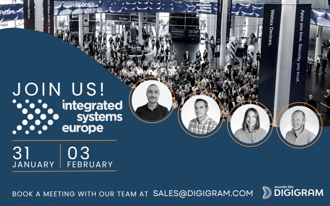 Meet our Digigram team at ISE Barcelona!